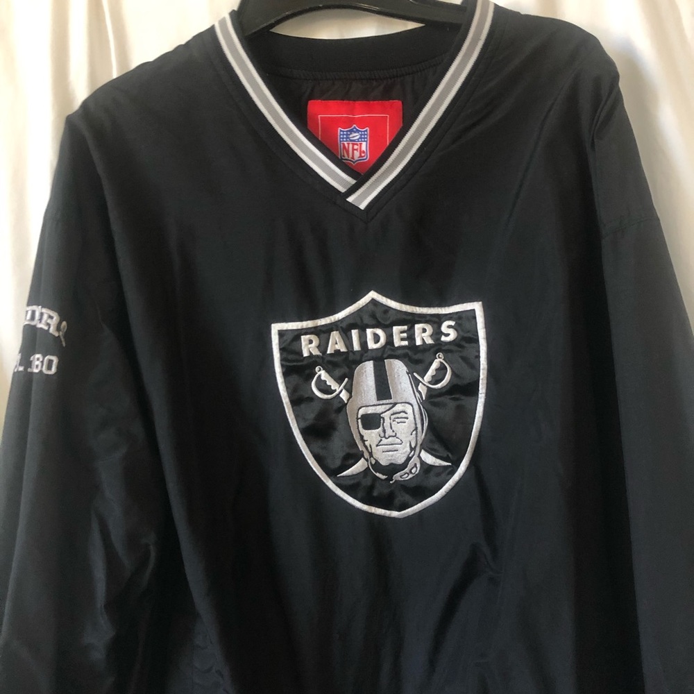 NFL raiders varsity jacket